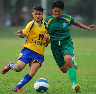 Regu Bola Wanita Jawa Barat Juara Nasional 2008